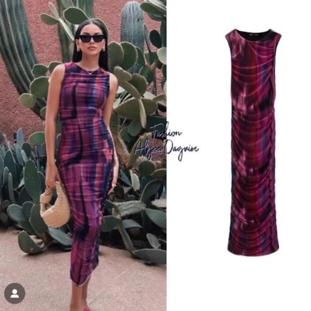 Mesh Midi dress